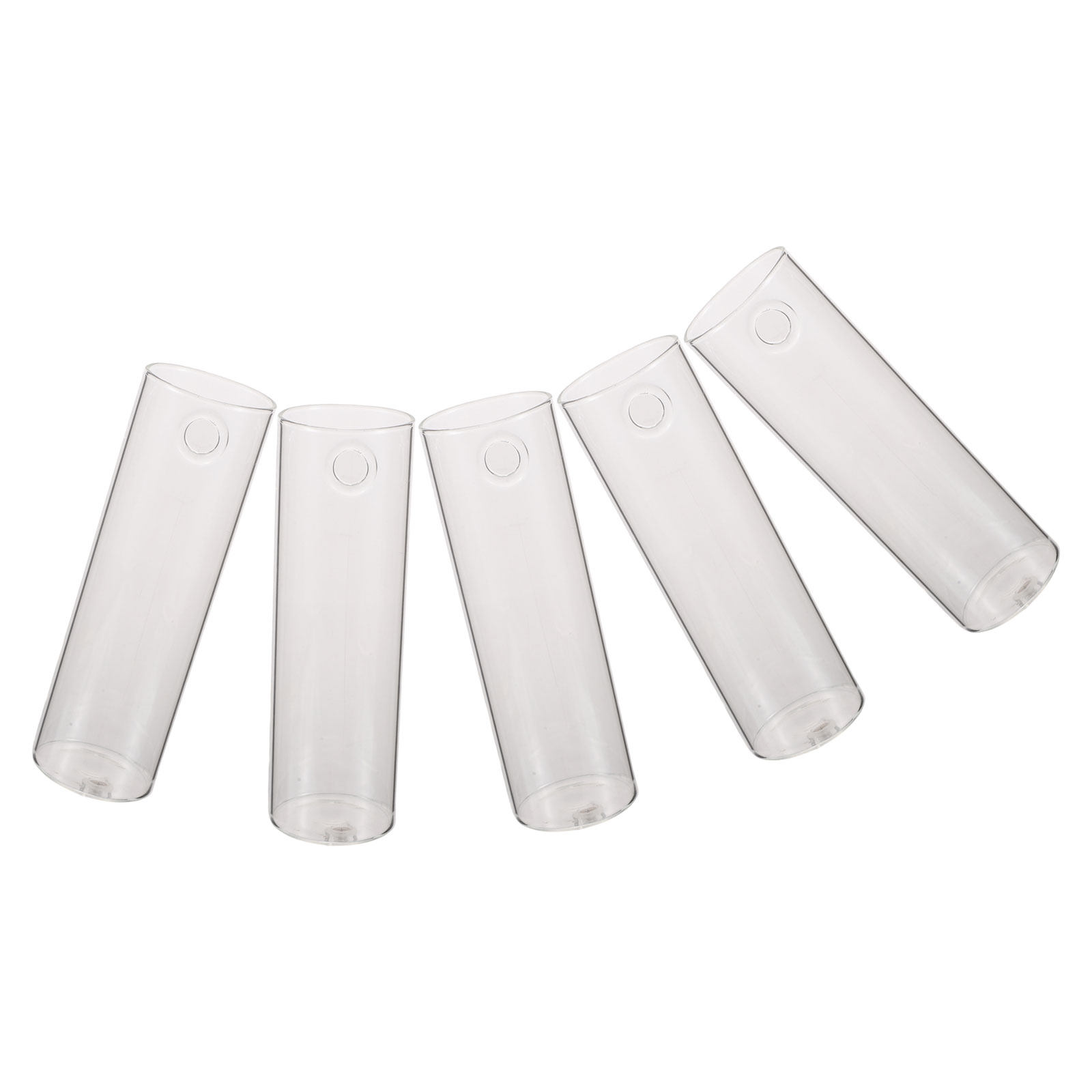5Pcs Cylinder Glass Wall Vase  - Propagation Station Vase ulasan dan harga